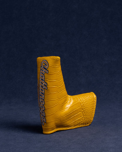 Chattanooga Mocs Croc Grain Leather Blade Putter Cover