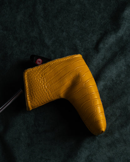 Chattanooga Mocs Croc Grain Leather Blade Putter Cover
