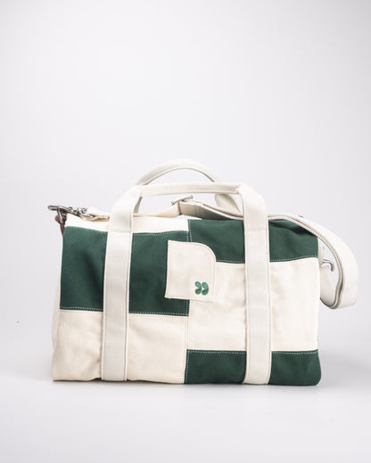 Heads Up Canvas Patchwork Weekday Bag