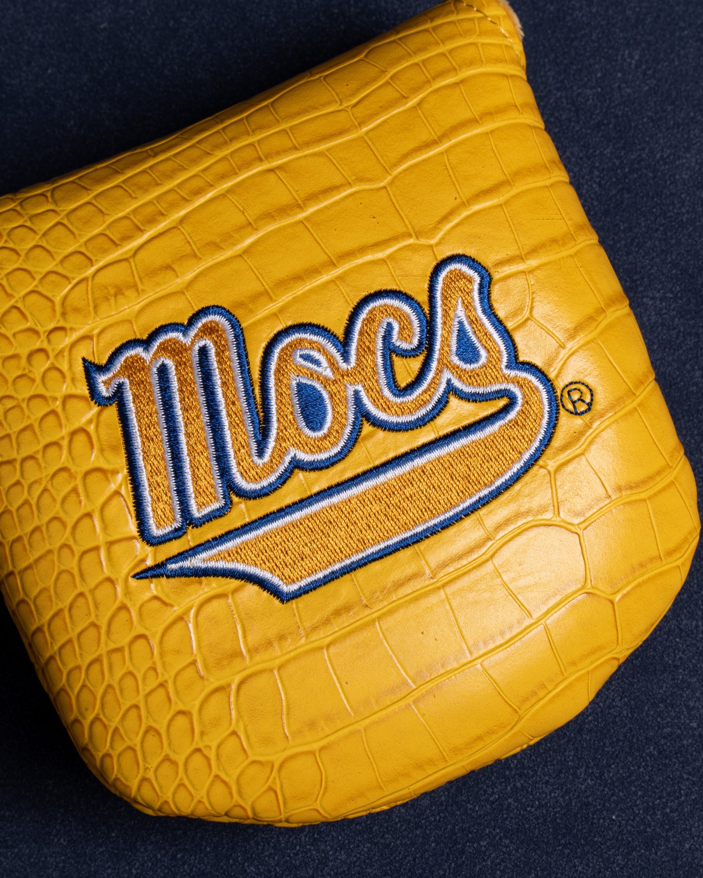 Chattanooga Mocs Croc Grain Leather Mallet Putter Cover